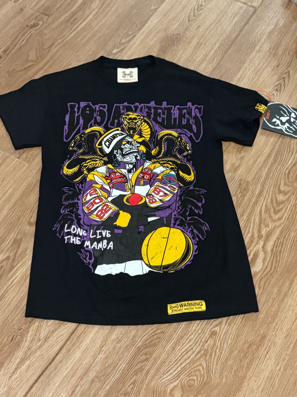 Brand X "Long Live The Mamba" Kobe Bryant Graphic T-Shirt 
Size S NWT